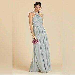 Birdy Grey "Kiko" Faux Halter Dress in Sage, NEW NWT Formal Dress